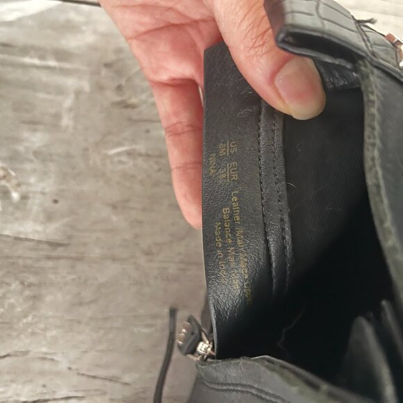 Sam Edelman Lace Up Combat Boots Leather Black Size 8 - Picture 4 of 5
